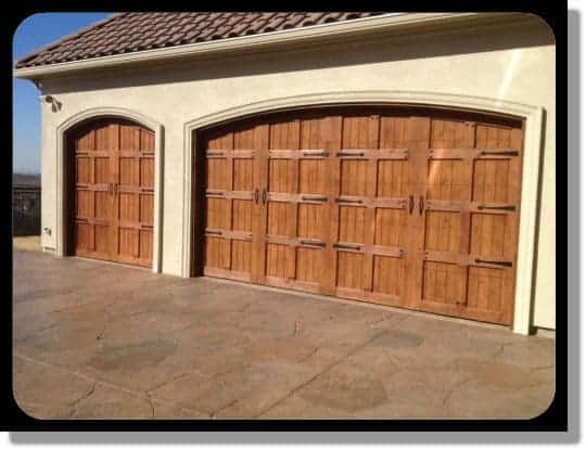 Custom wood door installation and repairs