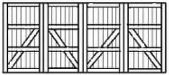 Custom wood garage doors 142