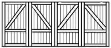 Custom wood garage doors 195