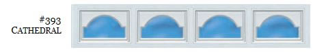 Doorlink Cathedral Garage Door Window Insert