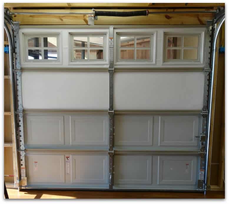 Insulated non insulated garage door