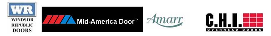 windsor garage doors, mid-america garage doors, Amarr garage doors, CHI garage doors