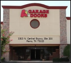 A1 Affordable Garage Door Services Plano Showroom