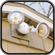 Motion sensored garage lights