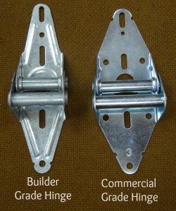 builder grade hinge and commercial hinge