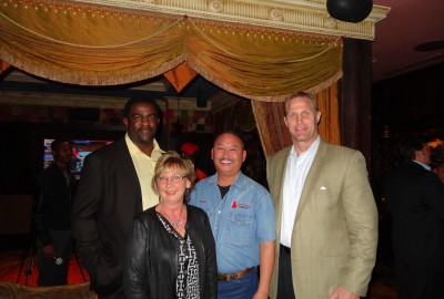 Kevin, Marsha, Greg Ellis, Chad Hennings Dallas Cowboys