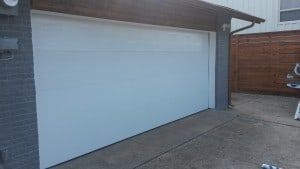 Dallas 790 White Flush Panel Garage Door