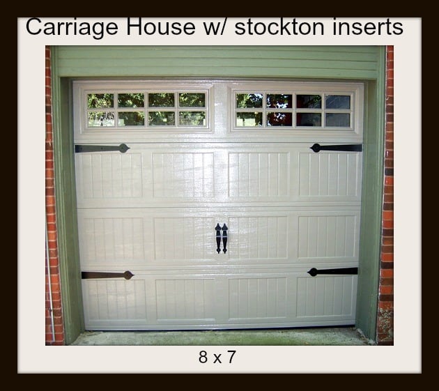 8 x 7 Carriage house garage door