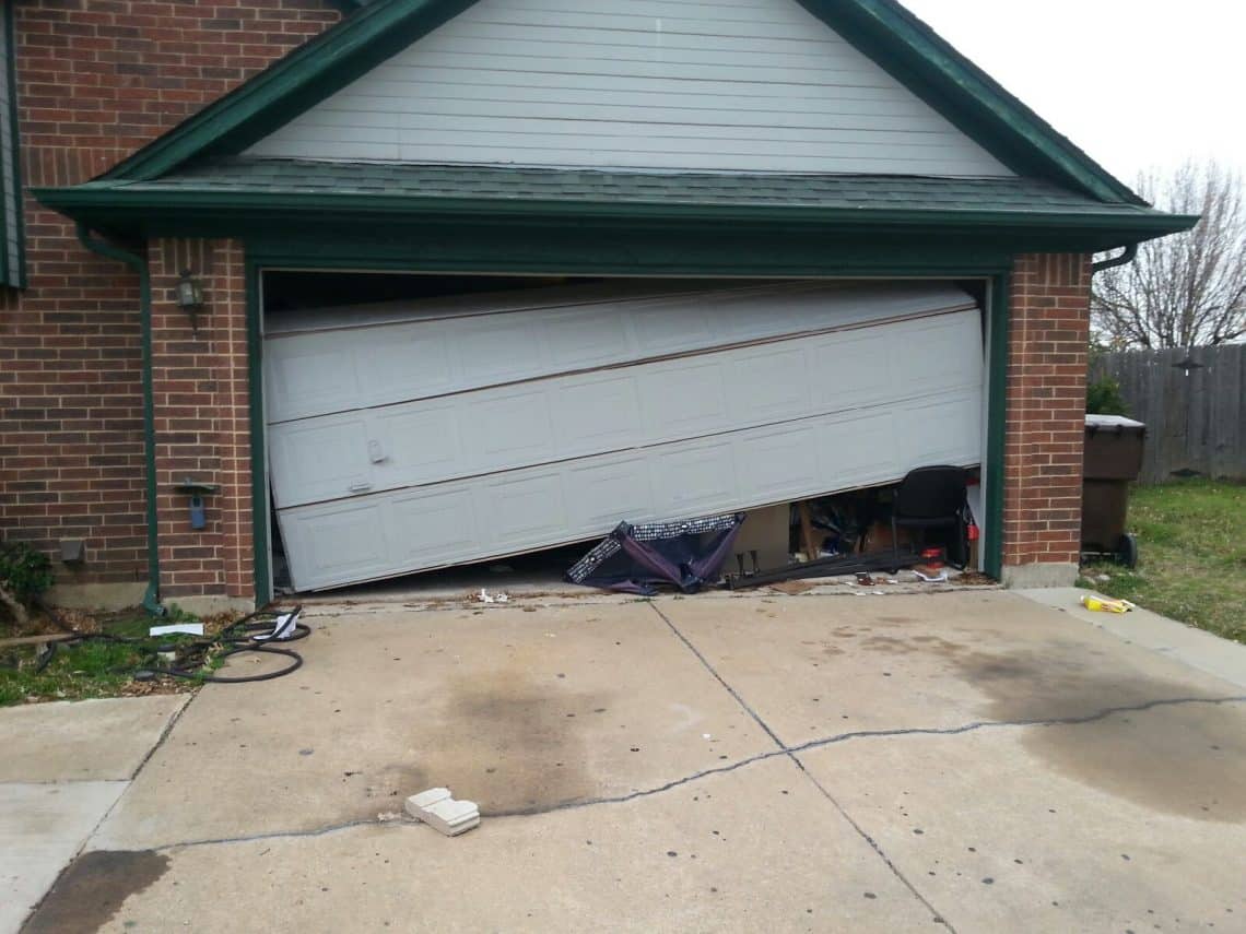 My Garage Door Is Crooked A1 Affordable Garage Door Services