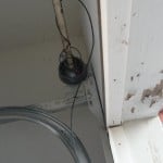 Emergency garage door repair cable off