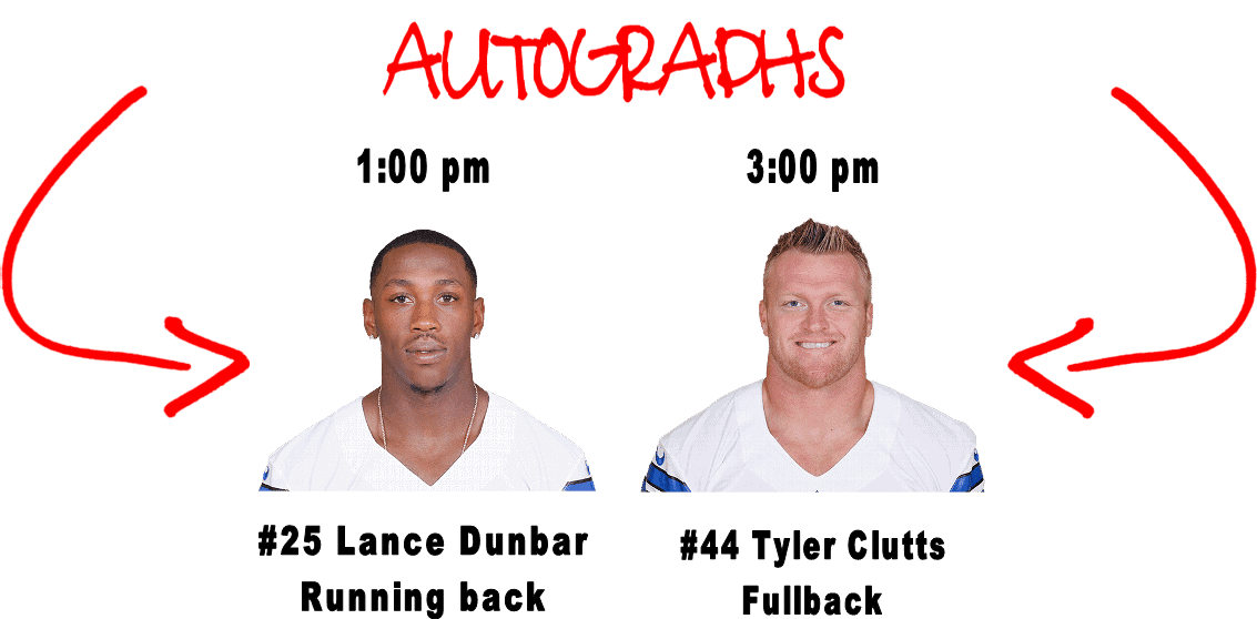 Cowboys Fanfest 2016 - Autographs 2016