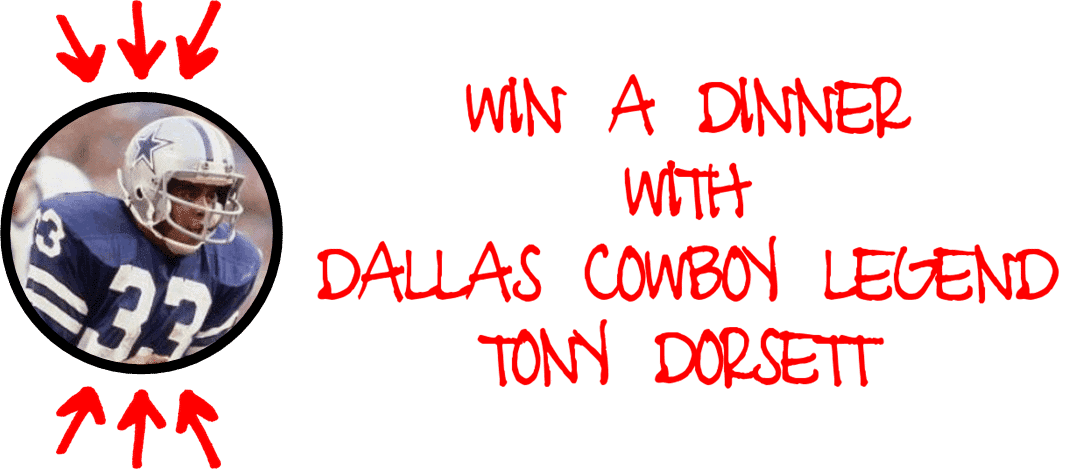 Cowboys Fanfest 2016 - Win a dinner with Tony Dorsett