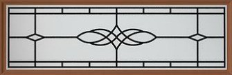 Amarr Victorian Long Panel Decraglass Window Design