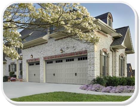 Oak Summit Recessed panel garage door