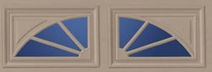 Amarr Wagon Wheel Short Panel Window Design