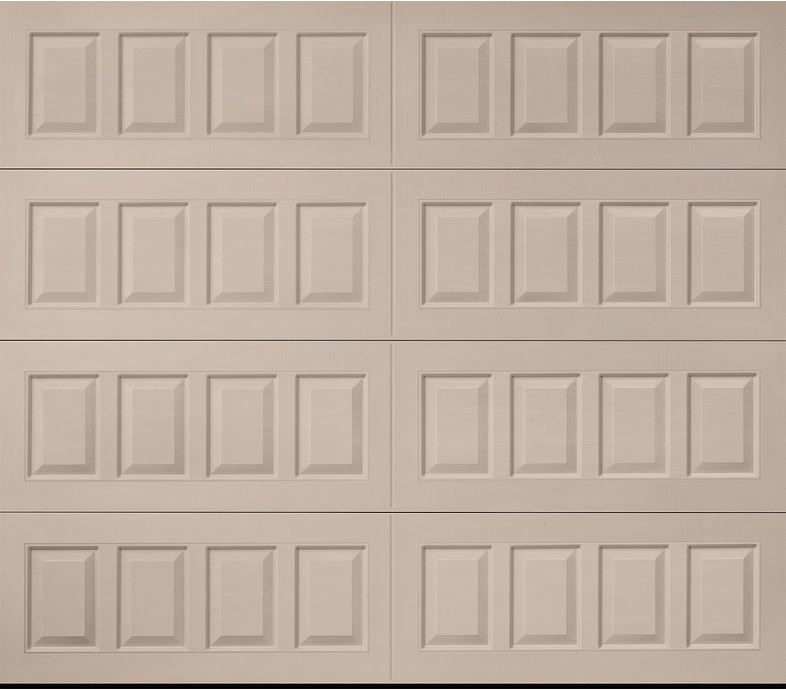 Hillcrest Sandtone Raised Panel Garage Door