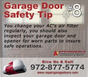 Garage Safety Tip 8 - Regular Door Inspection