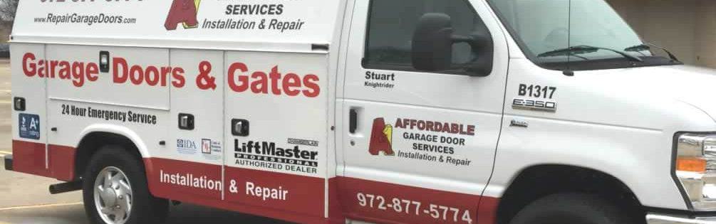 Kevin and Stuart A1 Affordable Garage Door Services New Truck