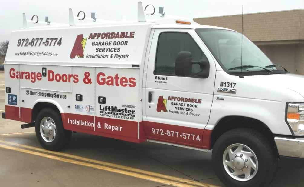A1 Affordable Garage Door Services - Service Truck