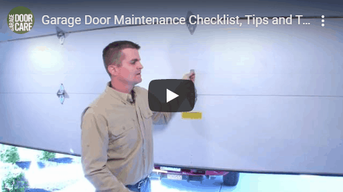 Garage Door Maintenance Checklist Carrollton 