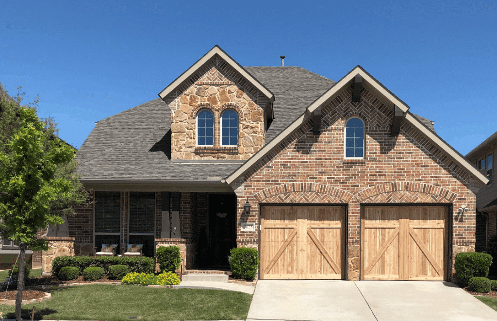 custom cedar garage door