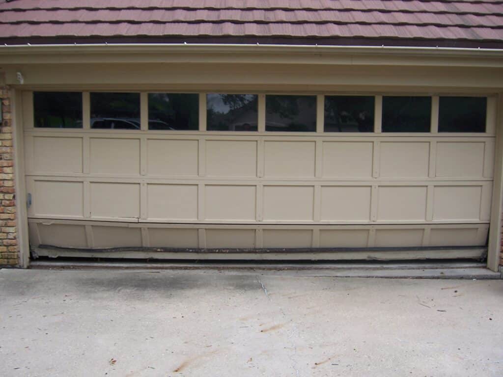 Garage Door Needing Repair