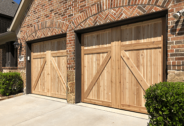 Custom cedar Garage Doors
